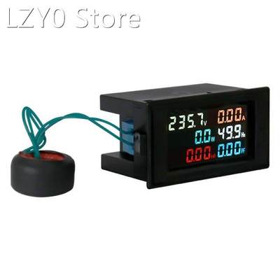 AC 80-300V Digital Ammeter Voltmeter Volt Amp Power Kwh Freq