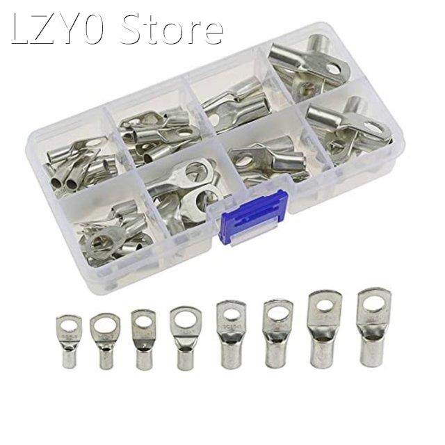 60 pieces of durable tinned copper bolt hole crimping ring b