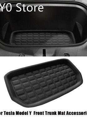 For Tesla Model Y 2021 Car Front Trunk Storage Mats Cargo Tr
