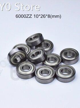 10pcs 6000ZZ 10*26*8(mm) chrome steel Metal Sealed High spe