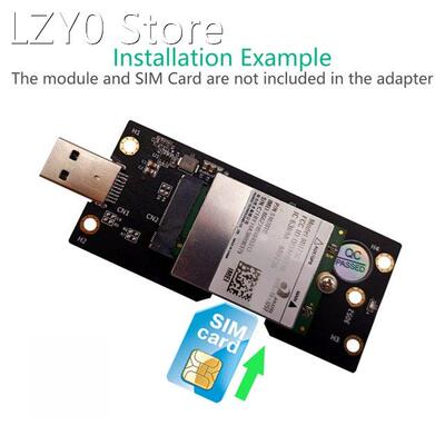 NGFF M.2 Key B to USB 3.0 Adapter Converter Card Expansion w