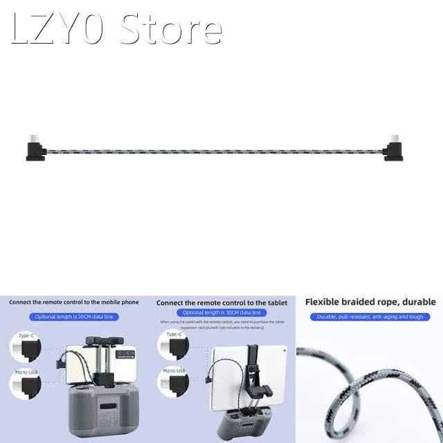 30cm for DJI Data Cable Smartphone Tablet Line for 2/PO