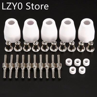 30pcs Plasma Cutter Consumables Extended Nickel-Plated Elect