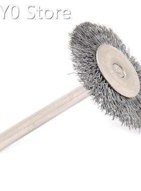 10pcs Wire Wheel Polish Brushes 25mm Diameter For Wood Carvi