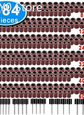 384 Pcs Drum Sanding Kit For Nail Drill Bits Dremel Accessor