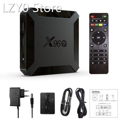 X96Q Smart TV BOX And roid 10.0 Allwinner H313 Quad Core 2GB