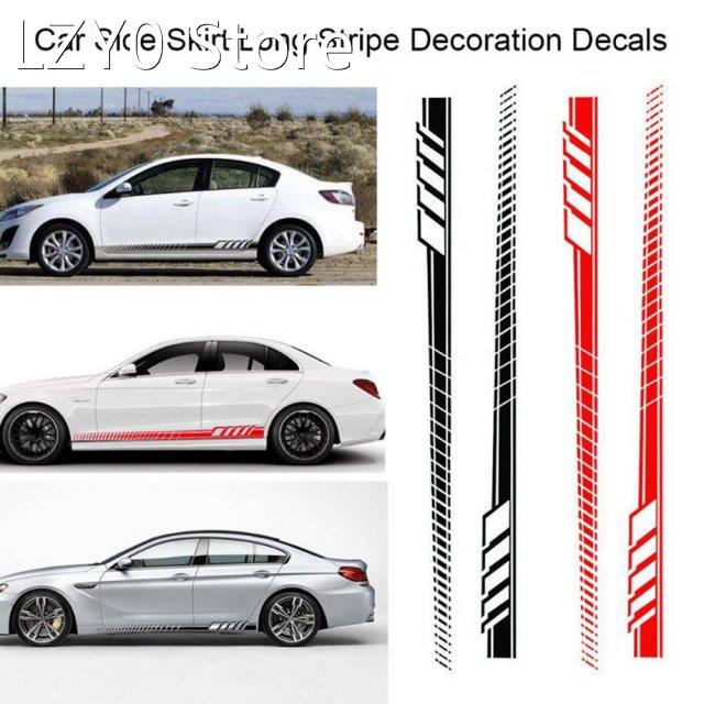 2pcs Car Styling Auto SUV Vinyl Graphic Car Stickers Long St