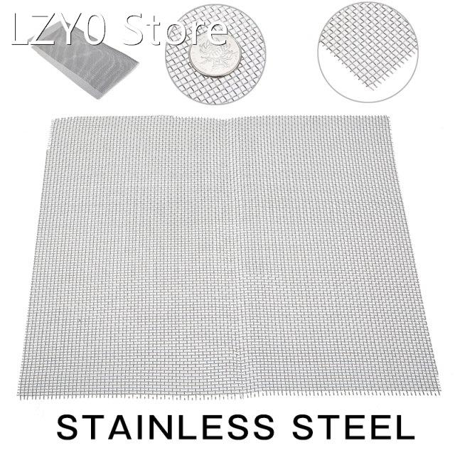 1pc Stainless Steel 10 Mesh Filtration Water Resistant Woven