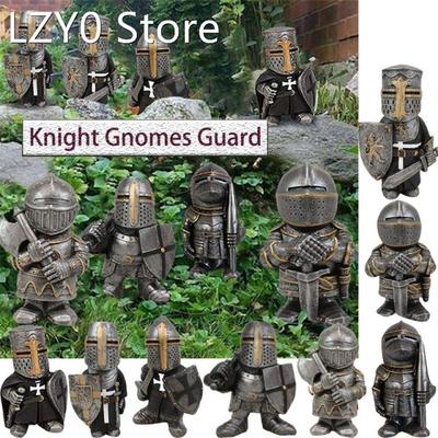 Knight Gnomes Guard Cross Templar Crusader Figurine Tall Sui