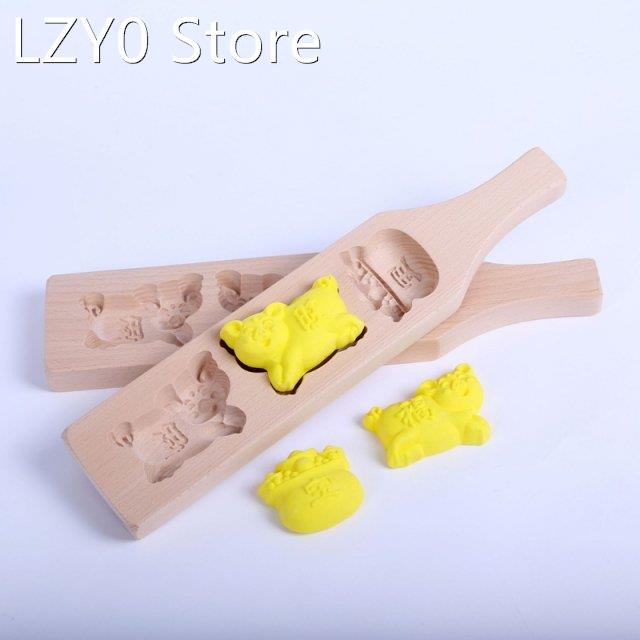 2022 New Wooden Mooncake Mold Chinese Traditional Mid-autumn