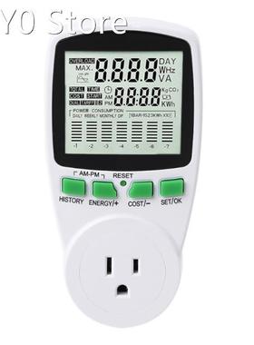 Easy to Read Electricity Usage Meter Household Kilowatt Wat