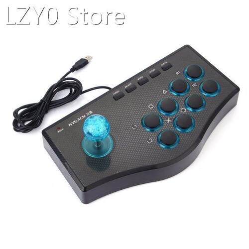 3 In 1 USB Wired Game Controller Game Rocker Arcade Joystick