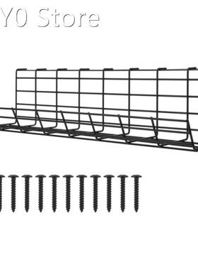 Under Desk Cable Management Tray Wire Cord Power Strip Adapt