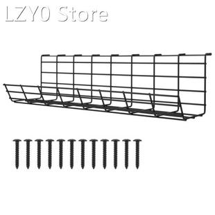 Under Desk Cable Management Tray Wire Cord Power Strip Adapt