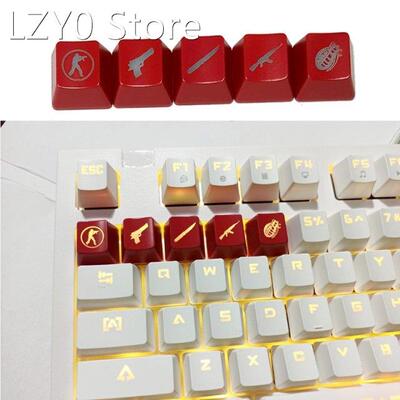 ABS Key Button CS Backlit OEM R4 Height Key CSGO for Mechani