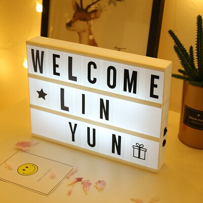 DIY LED Combination Lightbox USB+Battery Powered A4 A6 Size