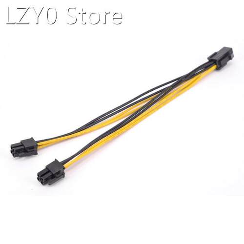 4Pin CPU Power supply Extension Cord Cable 18 AWG Y Splitter