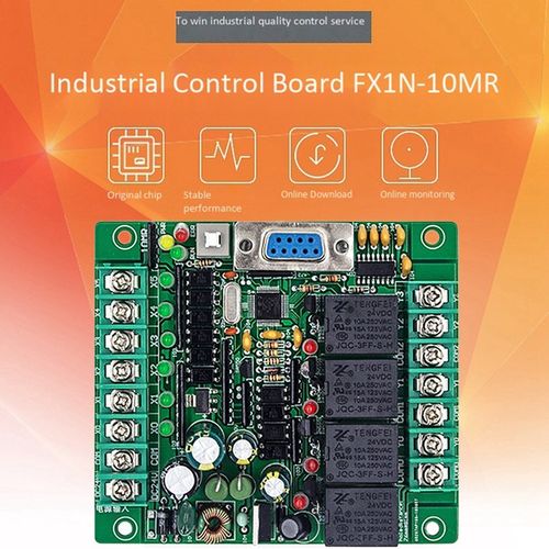 Programmable Logic Controller Plc FX2N 10MR STM32 MCU 6 Inpu