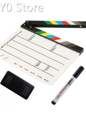 Acrylic Regarding Director Video Scene Colorful Clapperboard