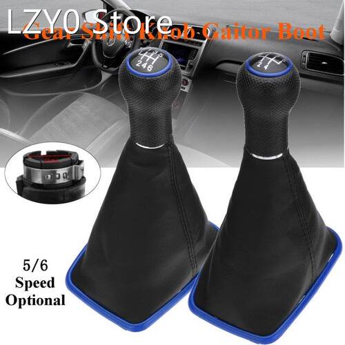 5/6 Speed Leather Car Manual Gear Shift Knob Shifter Lever G