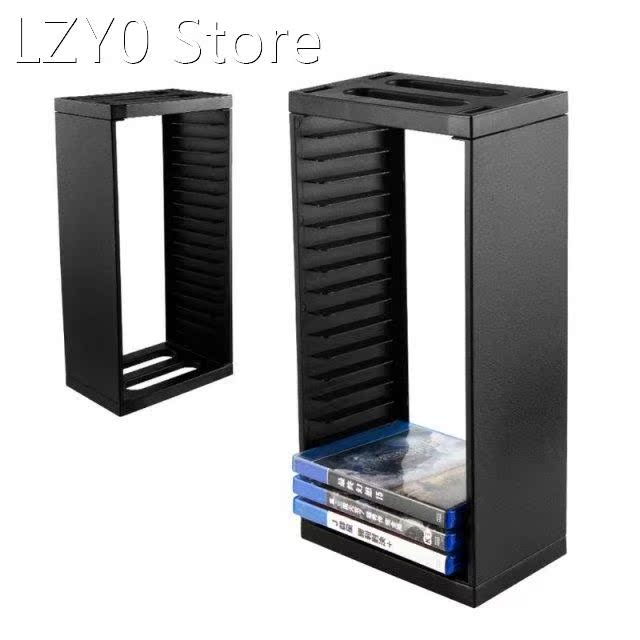 Multifunctional Disk Storage Tower Games Discs Holder Vertic