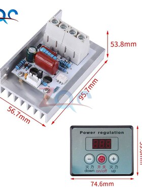 AC 220V 80A Power Regulation 10000W SCR Digital Electronic V