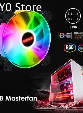 120mm PC Case Cooling Fan Addressable RGB ARGB Silent Coolin