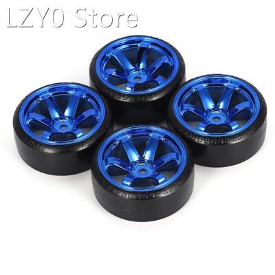 4Pcs Hard Plastic RC Drift Tire Hard Tyre Set for Traxxas/HS