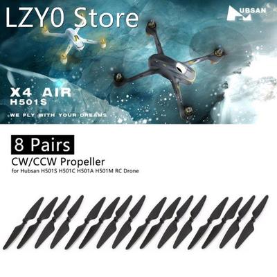 8 Pairs CW/CCW Propeller Props Blade RC Parts For Hubsan H50