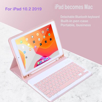 Keyboard Case For iPad 10.2 7th Generation Wireless Bluetoot