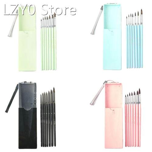 Portable Artist Paint Brush Set Soft Anti-Shedding Watercolo