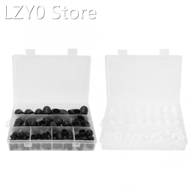 145Pcs/box Rubber Dome Nuts Assortment Kit M4 M5 M6 M8 M10 M