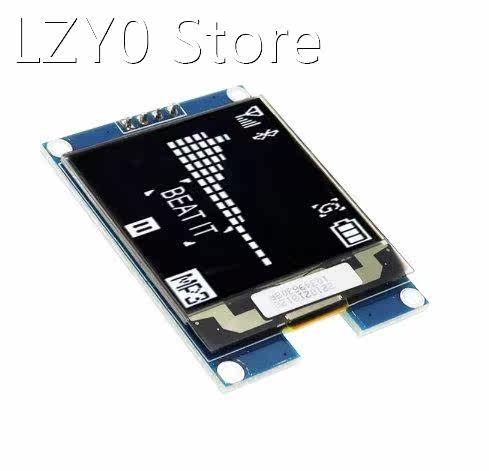 10PCS WHITE/YELLOW 1.5 Inch 128x128 OLED Shield Screen Modul