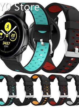 Silicone 3 Row Watchband Bracelet Wrist Strap Silica Gel Fle