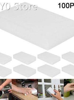 100 Pcs Cleaning White Sponge Eraser Melamine Sponge Cleaner