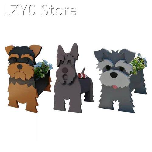 Creative Personality Doggy Shape Decorative Flower Pot Succu