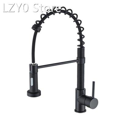 Kitchen Faucet 360 Rotation With Pull Down Sprayer Commercia