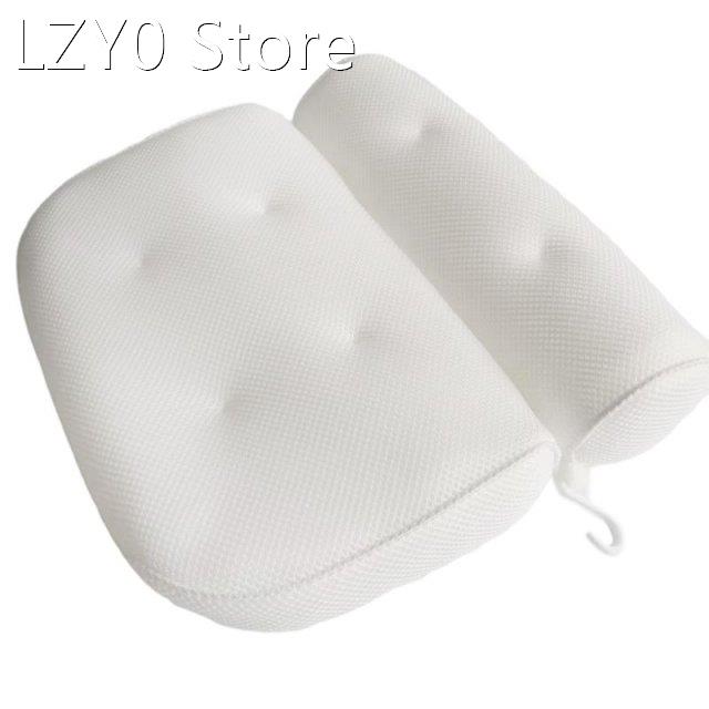 Anti-slip 3D Mesh Bath Pillow Soft Breathable SPA Headrest B
