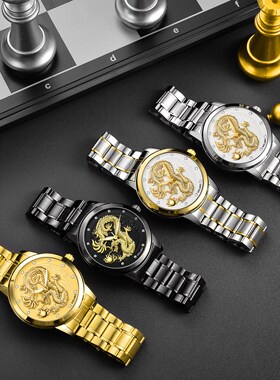 Top Brand Luxury Men's Alloy Quartz Wristwatch Stylish Desi