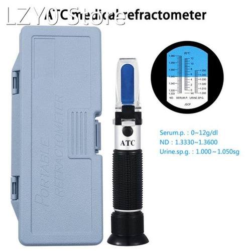 Medical Refractometer Protein Serum Urine Specific Gravity 0-封面