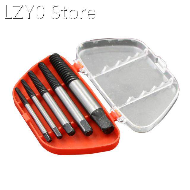5/6/8PCS Damaged Screw Extractor Drill Bit set Broken tap ex