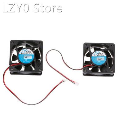 60mmX60mmX25mm DC 12V 24V 2-Pin Cooler Brushless PC CPU Case