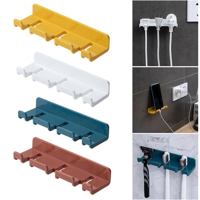 3 In 1 Wall mounted Hook Mobile Phone Charging Stand Plug S