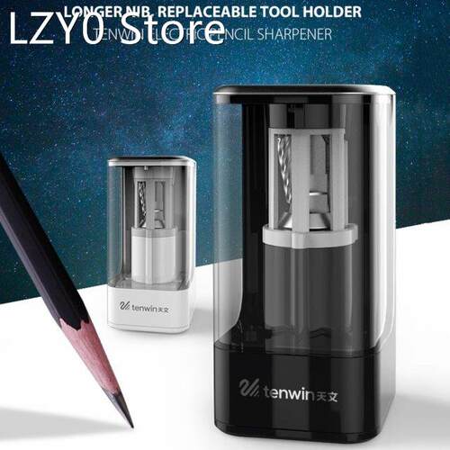 Black Professional Electric Sharpener Pencil Electric Heavy