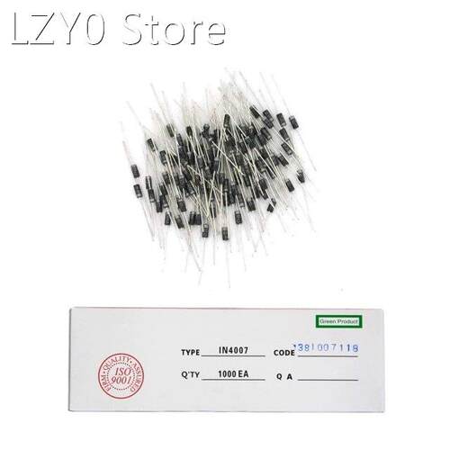 1000PCS/Lot 1N4007 4007 1A 1000V DO-41 High Quality Rectifie