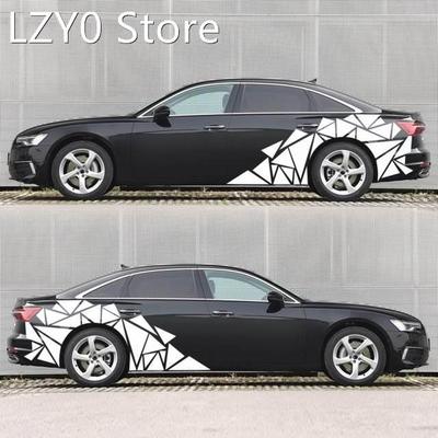 1 PCS Triangles Vinyl Car Body Stickers Long Stripe Door Sti