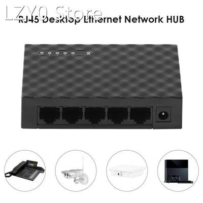 10/100/1000Mbps 5 Port Gigabit Switch RJ45 Desktop Ethernet