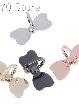 360 Degree Metal Finger Ring Bow-knot Mobile Phone Smartphon