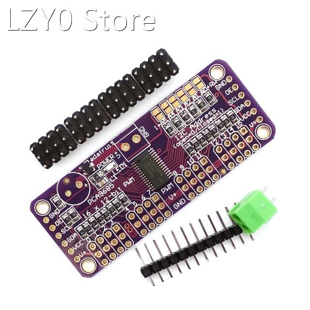 PCA9685 16 Channel 12 bit PWM Servo Driver I2C Interface DIY
