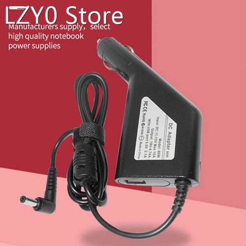 Multi-plug19V 4.74A 90W Laptop Universal Car Charger Dc Pow